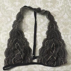 Free People Black Bralette - XS